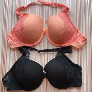 Gillian & O’Malley 34C halter bra set